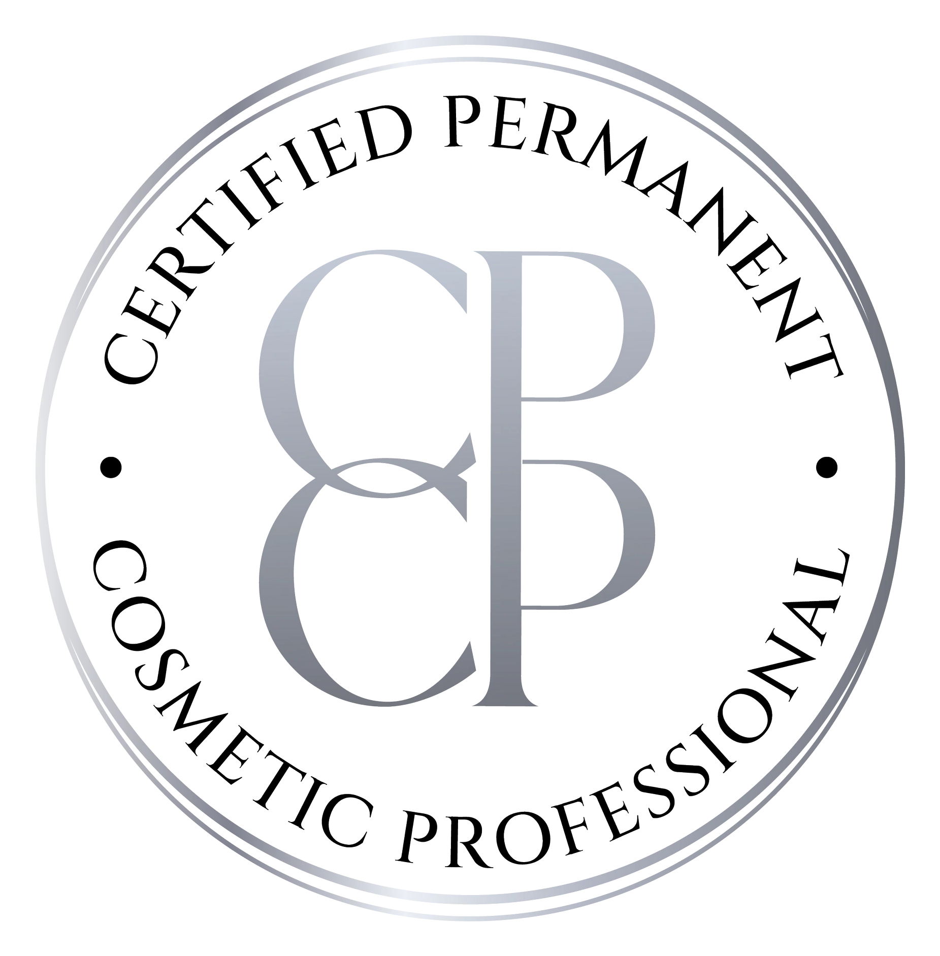 Certified Permanent Cosmetic Professional seal