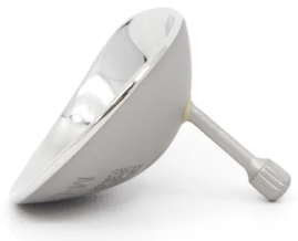 Medical-grade corneal eye shield used during every laser session